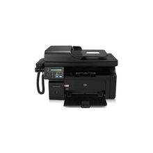 Лазерное мфу HP LaserJet Pro M1214nfh, A4, 600x600 т д, 18 стр мин, Сетевое, USB 2.0, принтер копир сканер факс