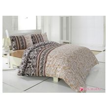 Issimo Постельное белье Caren Beige-Brown (2 сп. евро)