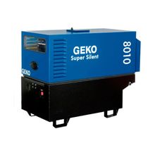 Электростанция жидк. охл. бензиновая закрытая Geko 8010ED-S-MEDA-SS  8 кВа 3 фазная (Mitsubishi, 12лс, 210л, 440кг)