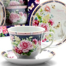 25783 Чайный набор 12пр 220мл фарфор под уп LR(х8)