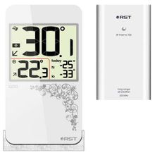 Цифровой термометр с радиодатчиком iPhone 4 style Q258