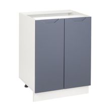 Шкаф напольный 600 Хельга, 600х500х824, Белый Маренго софт МДФ