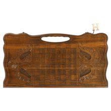 Нарды резные "Корона" с ручкой