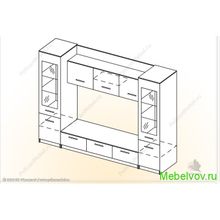 Стенка для гостиной Милена