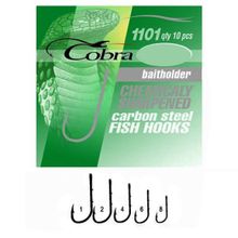 Крючки рыболовные Cobra 1101, 10шт.