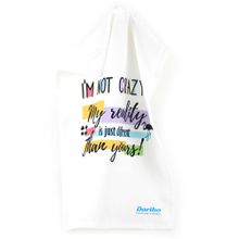 Полотенца: Полотенце кухонное Daribo Im not crazy, 50x70 см DA70781