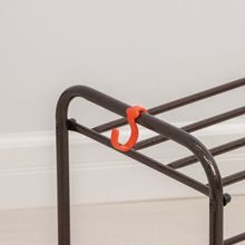 Подставка для обуви, 2 яруса, 87×30×45 см, медный антик