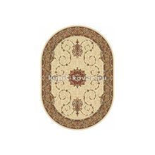 Российский ковер BUHARA d034_cream_oval, 2.8 x 3.8