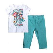 Play Today футболка леггинсы белый мятный