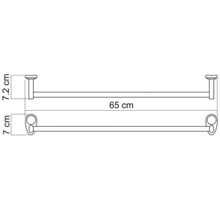 WasserKRAFT Штанга для полотенец Main K-9230