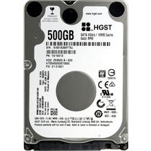 Жёсткий диск  HDD 500 Gb SATA 6Gb s HGST Travelstar Z5K500.B   HTS545050B7E660   2.5" 5400rpm 16Mb