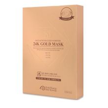 Маска для лица питательная J&G Cosmetics Gold Snail Face Nutrition Mask 10шт