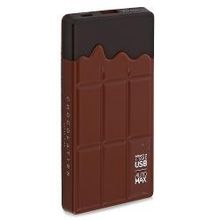 внешний аккумулятор Powerbank Momax iPower Chocolatier, 7000 мАч, коричневый