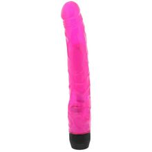 Розовый мультискоростной вибратор PINK POPSICLE 8.5 PINK VIBRATOR - 21,6 см.