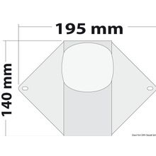 Osculati Navigation and deck LED-light 12 24 V white body, 13.243.89