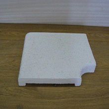 Копинговый камень Reexo П-образный угловой 280*280 мм (для борта 240 мм), цвет белый
