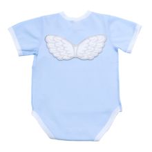 Lucky Child с коротким рукавом голубое Ангелочки