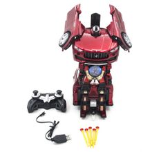 Радиоуправляемый трансформер Maserati Levante Red 1:14 (стреляет присосками) - MZ-2392PF