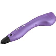 Cactus   CS-3D-PEN-E-METPL   3D ручка (PLA ABS, LED, Metallic  Purple, 0.6мм, 1.75мм)