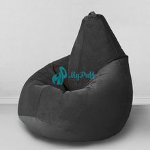 MyPuff кресло мешок Груша Темная ночь, размер Комфорт, мебельная ткань: bbb_471