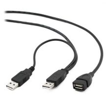 Кабель удлинитель USB 2.0 2xAm => Af, 0.9 м, Gembird (CCP-USB22-AMAF-3)