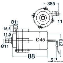 Osculati Центробежная помпа для мойки, 16.184.74