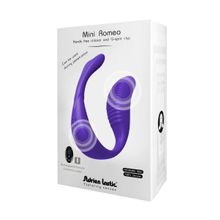 Adrien Lastic Вибростимулятор для пар Adrien Lastic Mini Romeo с пультом ДУ (фиолетовый)