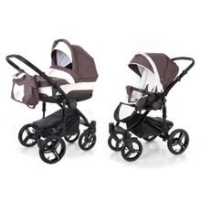 Коляска 2 в 1 Esspero Magic (шасси Black) - Brown Lux