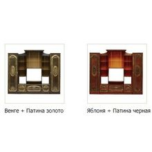 Стенка "Наполеон" компл.1 рис. 2 МДФ мат, патина