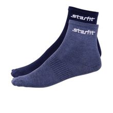 Носки средние StarFit SW-206 р.39-42 2 пары серый меланж черный