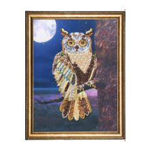 Мозаика ВОЛШЕБНАЯ МАСТЕРСКАЯ МХ-01 Сова (на холсте)