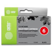 Картридж струйный Cactus CS-BCI6BK черный для Canon i905D i950S i960x i965 i990 i9100 i9950 S800 S82