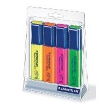 Текстовыделитель Classic 1-5 мм, 4 цвета. Набор на подставке