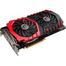 Видеокарта 6gb <pci-e> msi geforce gtx 1060 gaming x 6g <gtx1060, gddr5, 192bit, hdcp, dvi, hdmi, 3*dp, retail>