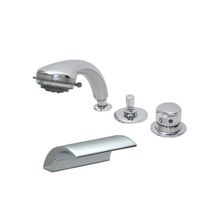 Aquanet Смеситель для акриловых ванн Волна - Каскад Волна - Комплект каскада (артикул 138004), излив Волна (артикул 149046)