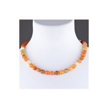 Бусики-Колечки Бусы Сердолик "Яблонька" арт.П4271