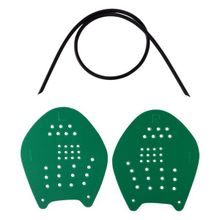 Лопатки для плавания LongSail Target р.M (зеленый)