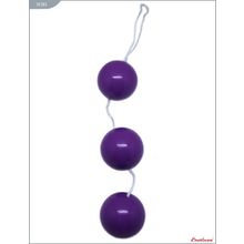 Eroticon Фиолетовые тройные вагинальные шарики (фиолетовый)