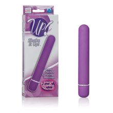 California Exotic Novelties Фиолетовый вибратор Shake it Up! Power Packed Gyrating Massager - 17,7 см. (фиолетовый)