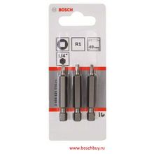 Bosch Насадка-бита Extra Hart R1 1 4 E6.3 49 мм (3 шт.) (2608521114 , 2.608.521.114)
