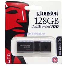 USB флешка 128GB Kingston DataTraveler100 USB 3.1