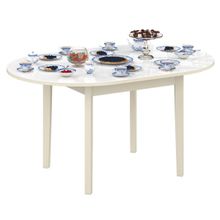 Дубодел Стол Глэсси 1 Р, цвет RAL1013 стекло белое ID - 288323