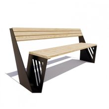 Скамейка уличная «БУЛЬВАР» (1,2м)