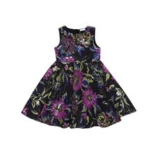 Sweet Berry лилово-черное в цветочек