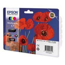 Картридж EPSON  (C13T17064A10) для  XP33 203 303, черный голубой пурпурный желтый