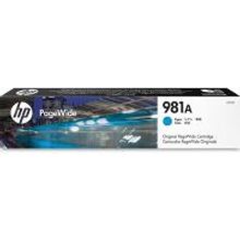 HP 981A, J3M68A картридж голубой