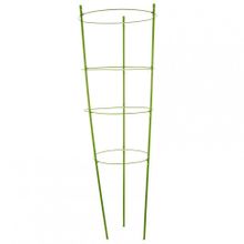 Поддержка для растений круглая h 90 см., металл в пластике, 4 кольца PALISAD