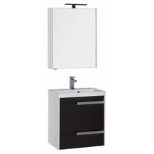 Мебель для ванной Aquanet Тиволи 60 черная