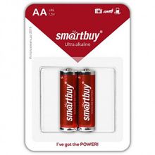 SmartBuy Батарейки Smartbuy LR6 (AA) 2шт в блистере