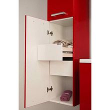 Шкаф-пенал Акватон Мадрид бордо